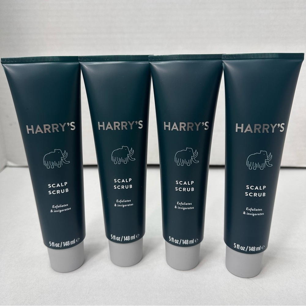 4 Harry's SCALP SCRUB Exfoliates & Invigorates Sugar‎ Scrub Cleansing 5 FL oz.